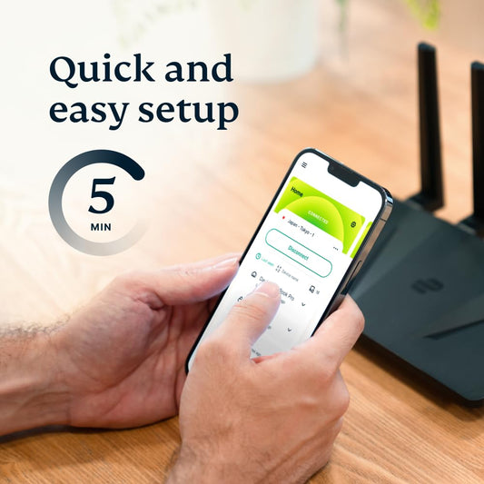Aircove | Wi-Fi 6 VPN Router for Home | Protect Unlimited Devices | Free 30-Day ExpressVPN Trial | (U.S. & Canada Version)