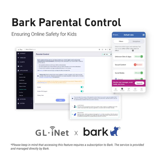 GL.iNet GL-MT6000 Flint 2 WiFi 6 Gaming Router – 2 x 2.5G Ethernet Ports, VPN Support