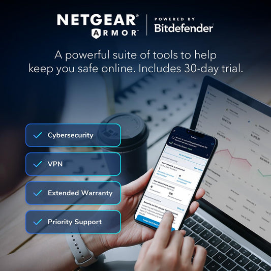 NETGEAR Nighthawk CAX80 Cable Modem WiFi 6 Router Combo – DOCSIS 3.1, AX6000, Up to 6Gbps